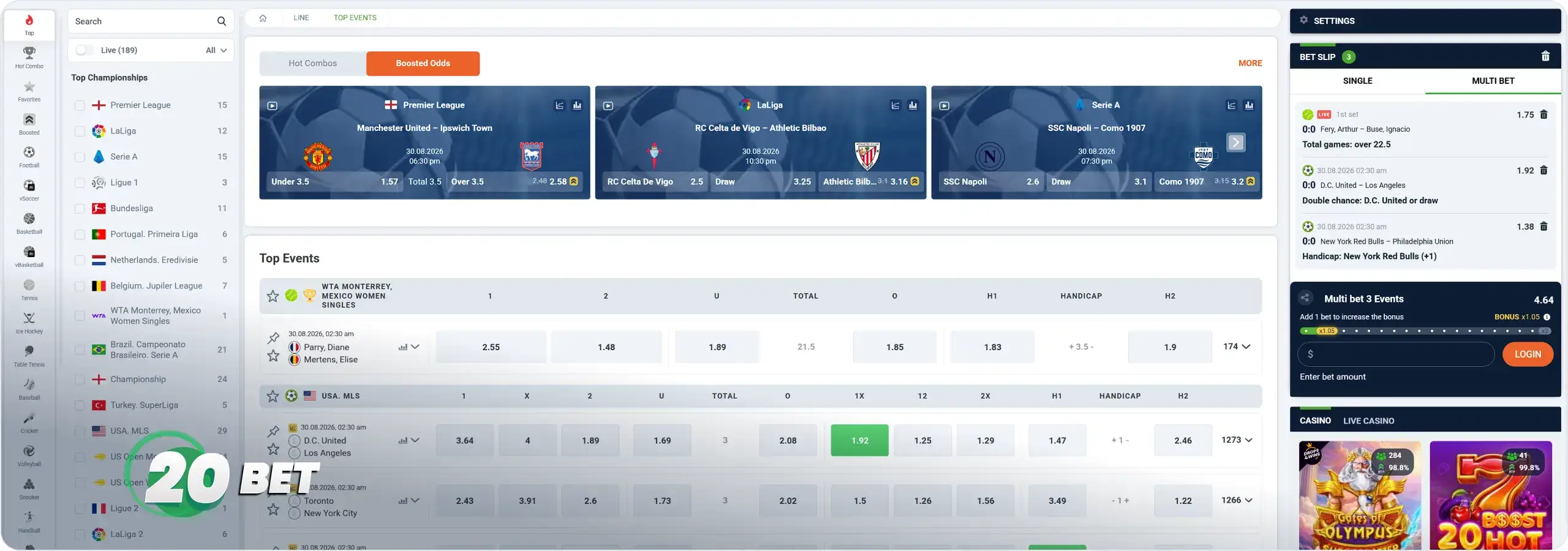 20Bet アプリをダウンロード